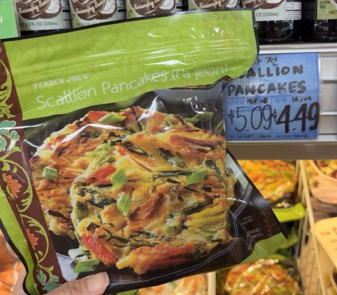 Trader Joe's Scallion Pancakes (Pa Jeon)