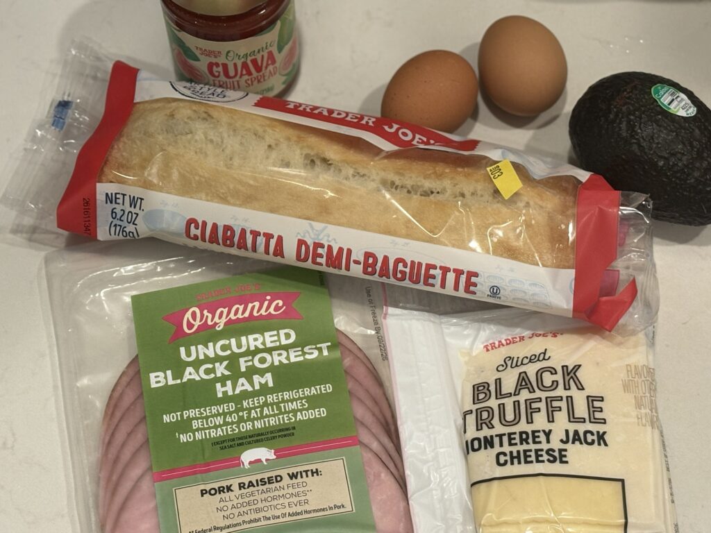 Brunch Ingredients from Trader Joe's
