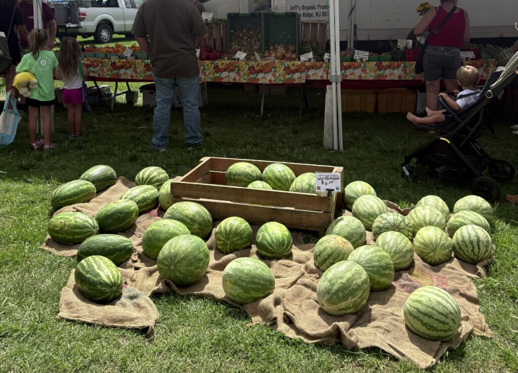 Farmers market at Windward Beach Park in Brick NJ