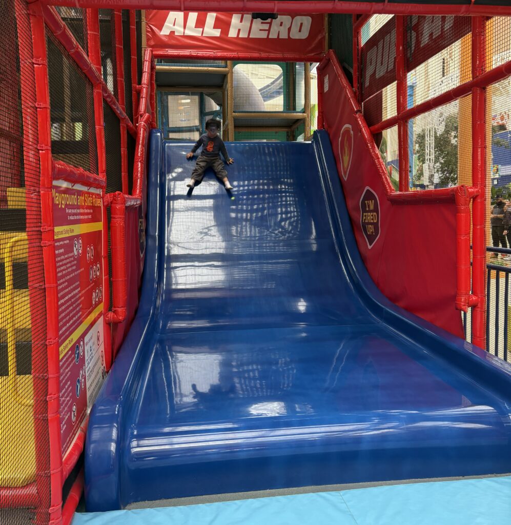Slides at PAW Patrol Hero Academy in American Dream Mall
